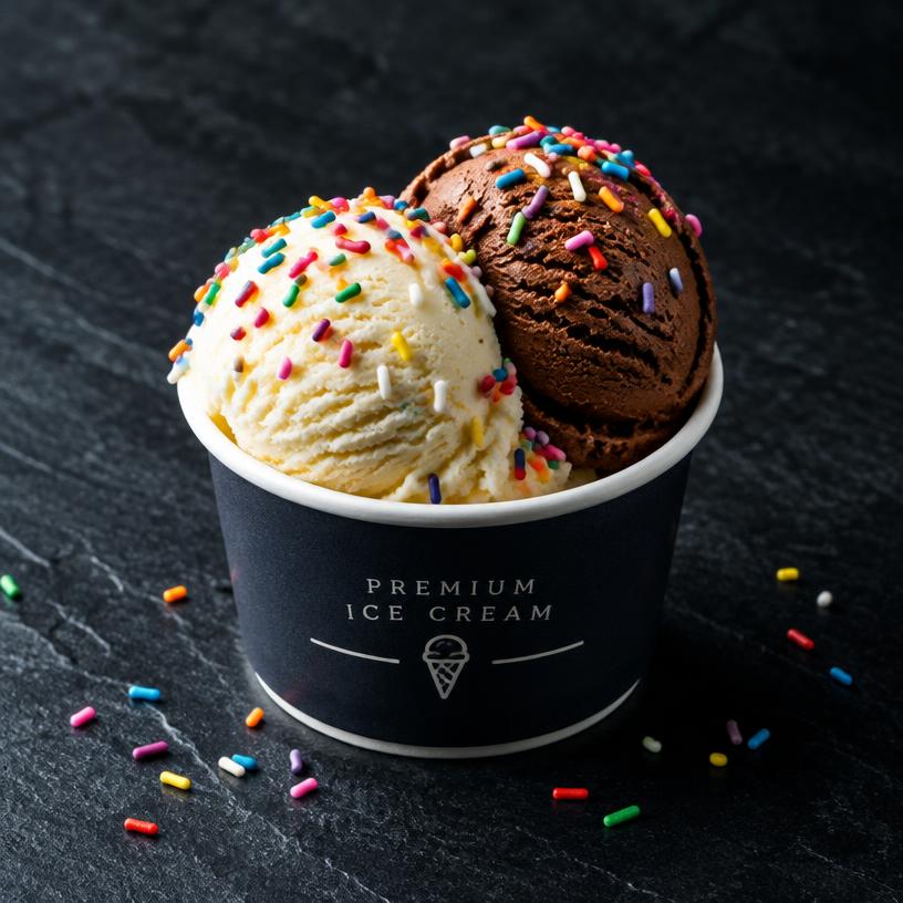 Ice Cream Cup (2 Scoops) — illustrative image
